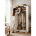 Corona White 2 Door Arch Top Wardrobe Corona White 2 Door Arch Top Wardrobe