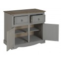 Corona Grey Wax 2 Door Dresser Corona Grey Wax 2 Door Dresser