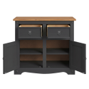 Corona Charcoal 2 Door Sideboard
