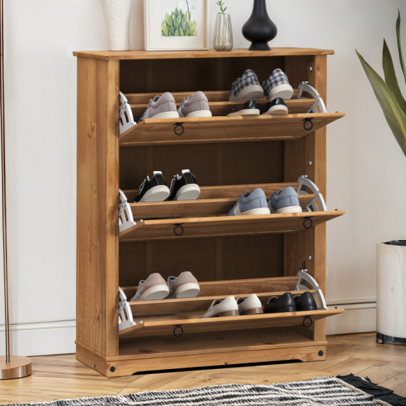 Corona 3 Shelf Shoe Rack Chest Corona 3 Shelf Shoe Rack Chest