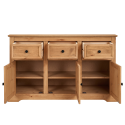 Country Antique 3 Door Sideboard