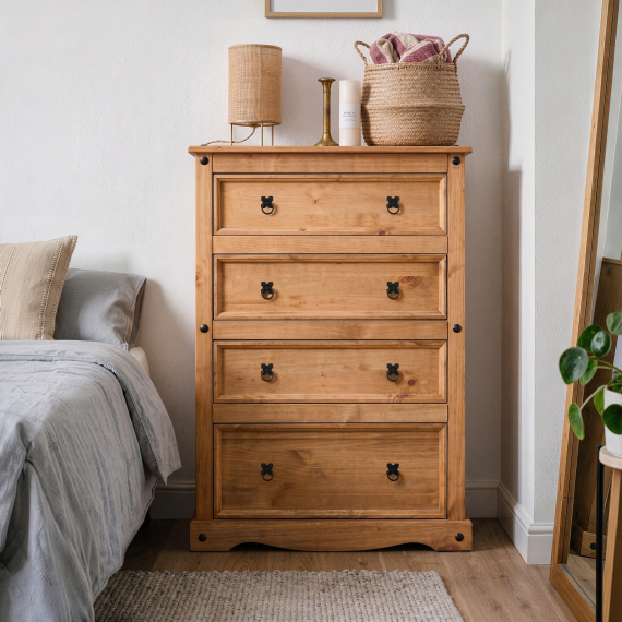 Corona 4 Drawer Chest Corona 4 Drawer Chest