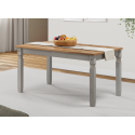 Corona Grey Wax 5'0" Dining Table