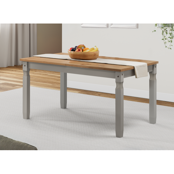 Corona Grey Wax 5'0" Dining Table