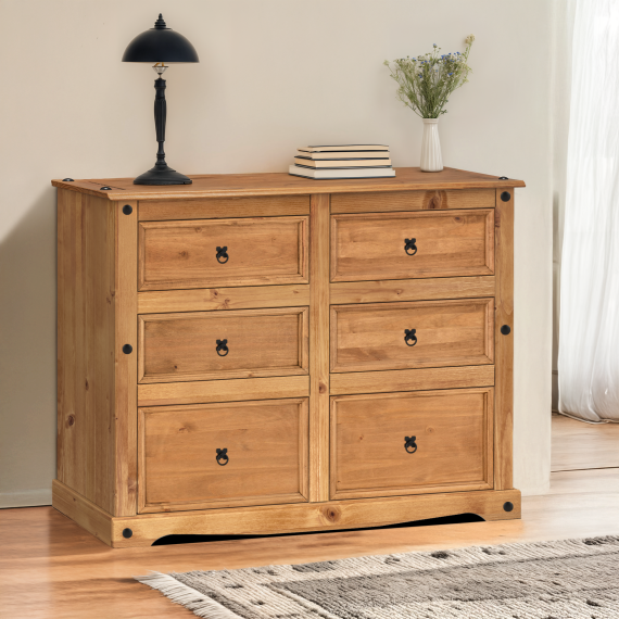 Corona 6 Drawer Chest