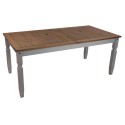 Corona Grey Wax 6'0" Dining Table Corona Grey Wax 6'0" Dining Table