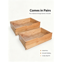 Corona Pair of Underbed Drawers Corona Pair of Underbed Drawers