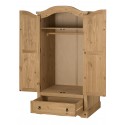 Corona 2 Door 1 Drawer Wardrobe