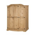 Corona 3 Door Arch Top Wardrobe