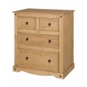 Corona 2 + 2 Drawer Chest