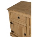 Corona 1 Door 4 Drawer Small Sideboard