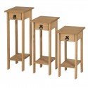 Corona Set of 3 Plant Stands