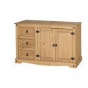 Corona 2 Door 3 Drawer Low Sideboard