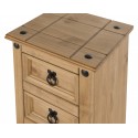 Corona Narrow 6 Drawer Bedside