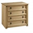 Corona Small 4 Drawer Chest