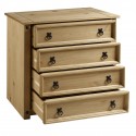 Corona Small 4 Drawer Chest