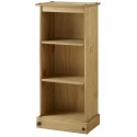 Corona Low Narrow Bookcase