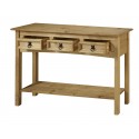 Corona 3 Drawer Console Table