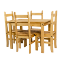 Corona Budget Dining Table & 4 Chairs