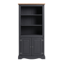 Corona Charcoal 2 Door Bookcase Corona Charcoal 2 Door Bookcase
