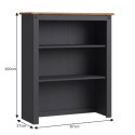 Corona Charcoal 2 Door Dresser Corona Charcoal 2 Door Dresser