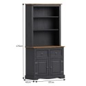 Corona Charcoal 2 Door Dresser Corona Charcoal 2 Door Dresser