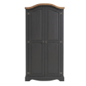 Corona Charcoal 2 Door Arch Top Wardrobe Corona Charcoal 2 Door Arch Top Wardrobe