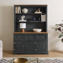 Corona Charcoal 3 Door Dresser