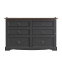 Corona Charcoal Low 3+3 Wide Chest