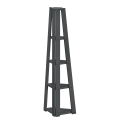 Corona Charcoal Corner Ladder Bookcase