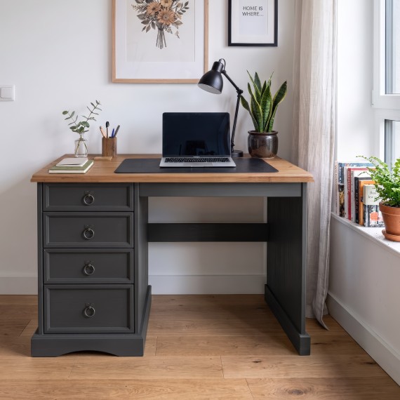 Corona Charcoal Dressing Table