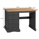 Corona Charcoal Dressing Table Corona Charcoal Dressing Table