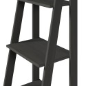 Corona Charcoal Ladder Bookcase