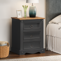 Corona Charcoal Large Bedside