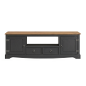 Corona Charcoal Large Widescreen TV Unit Corona Charcoal Large Widescreen TV Unit