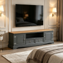 Corona Charcoal Large Widescreen TV Unit