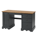 Corona Charcoal Straight Computer Desk Corona Charcoal Straight Computer Desk