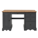 Corona Charcoal Straight Computer Desk Corona Charcoal Straight Computer Desk