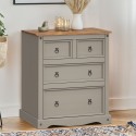 Corona Grey Wax 2+2 Chest