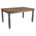 Corona Grey Wax 5'0" Dining Table & 4 Chairs
