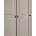 Corona Grey Wax 2 Door Arch Top Wardrobe