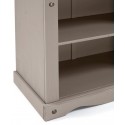 Corona Grey Wax Large Bookcase