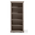 Corona Grey Wax Large Bookcase