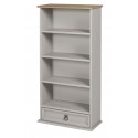 Corona Grey Wax 1 Drawer DVD Rack