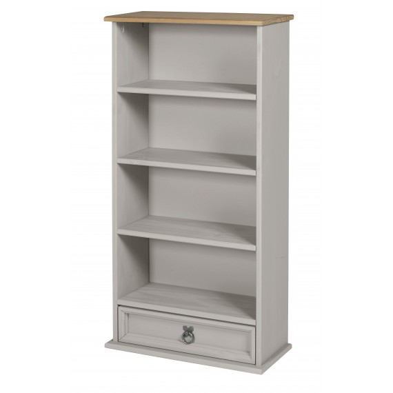 Corona Grey Wax 1 Drawer DVD Rack