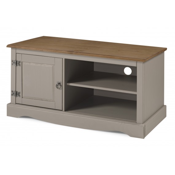 Corona Grey Wax 1 Door Media Unit