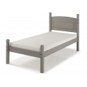 Corona Grey Wax 3'0" Low End Bed Frame