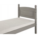 Corona Grey Wax 3'0" Low End Bed Frame