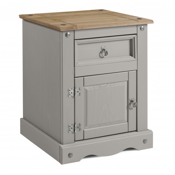 Corona Grey Wax Pot Cupboard