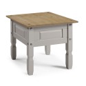 Corona Grey Wax Lamp Table